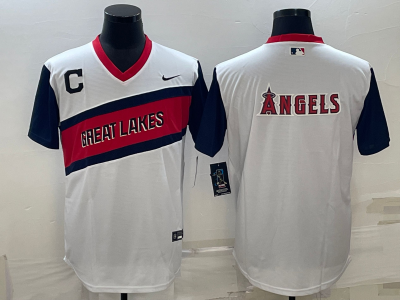 Men's Los Angeles Angels White Baseball Jersey
